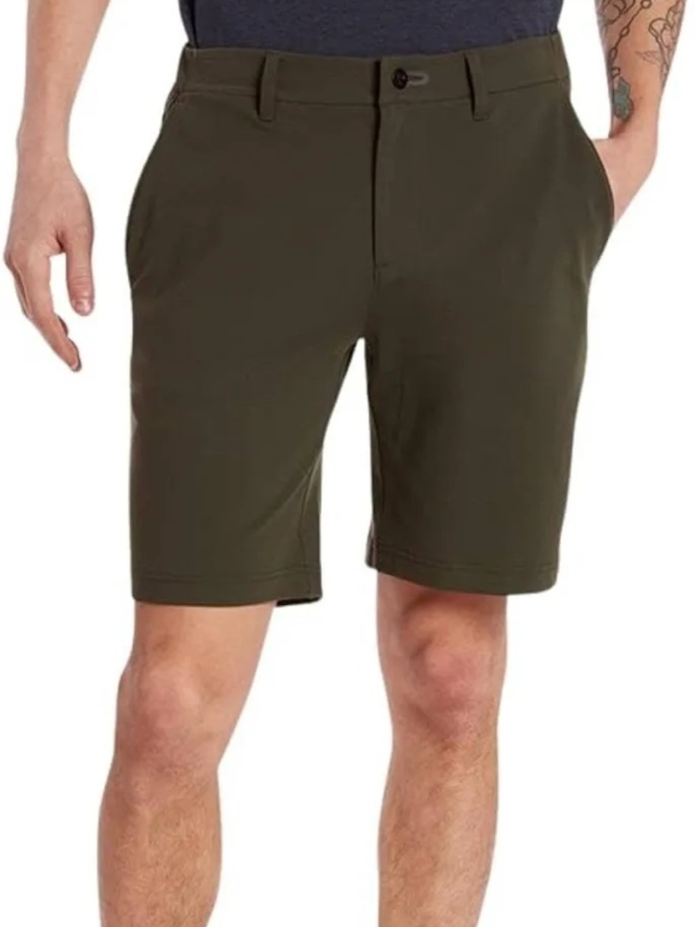 Public Rec Gamechanger 5 Pocket Casual Shorts Mens 38 Dark Olive Green NWT